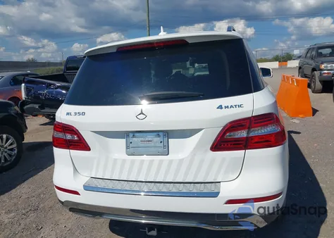 2015 Mercedes-Benz Ml 350 4Matic z USA, uszkodzony, nr VIN 4JGDA5HB9FA496867